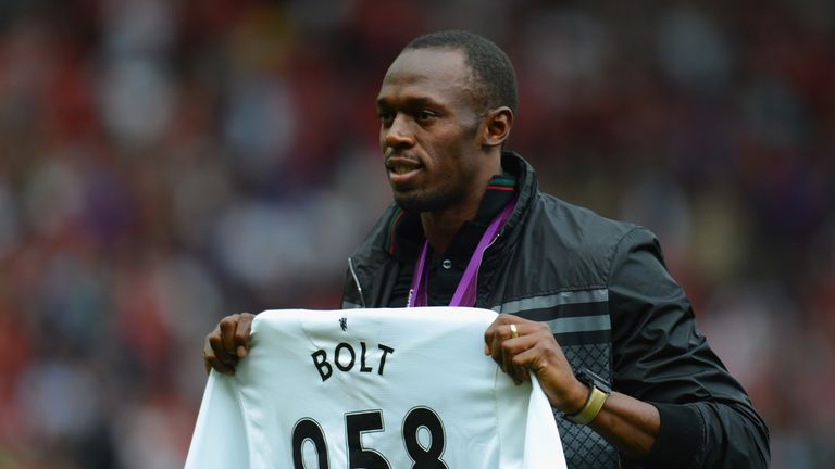 Usain Bolt is a life long Manchester United fan