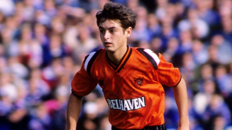 Ray McKinnon in action for Dundee United during his first season at the club 