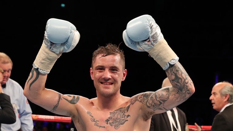 Vacant WBA World Super-Lightweight Super Championship, Ricky Burns v Michelle Di Rocco.pic shows: Ricky Burns winner