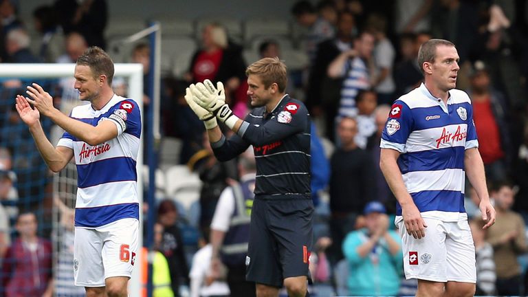 Clint Hill (left) and Rob Green (right) leave QPR after six and four years respectively 