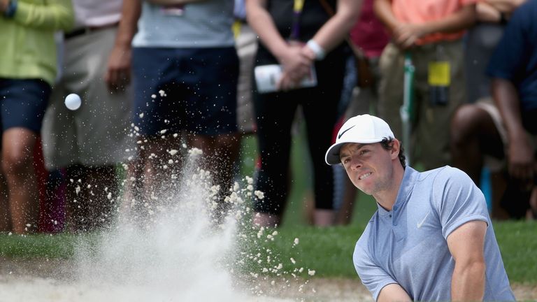 McIlroy carded five birdies, four bogeys and one double-bogey in his round