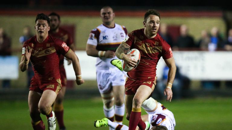 Richie Myler scored the second of Catalans' five second-half tries