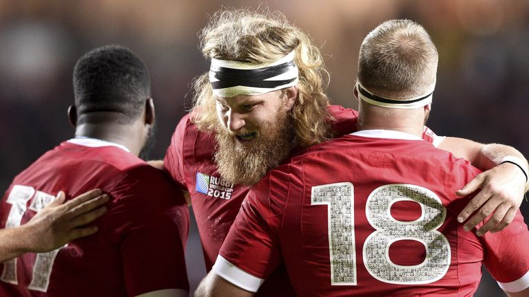 Evan Olmstead has been capped seven times for Canada and played in last year's Rugby World Cup