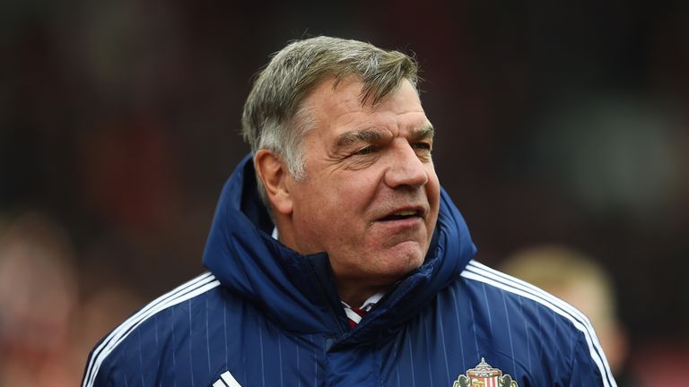 STOKE ON TRENT, ENGLAND - APRIL 30:  Sam Allardyce, manager of Sunderland is seen prior to the Barclays Premier League match between Stoke City and Sunderl