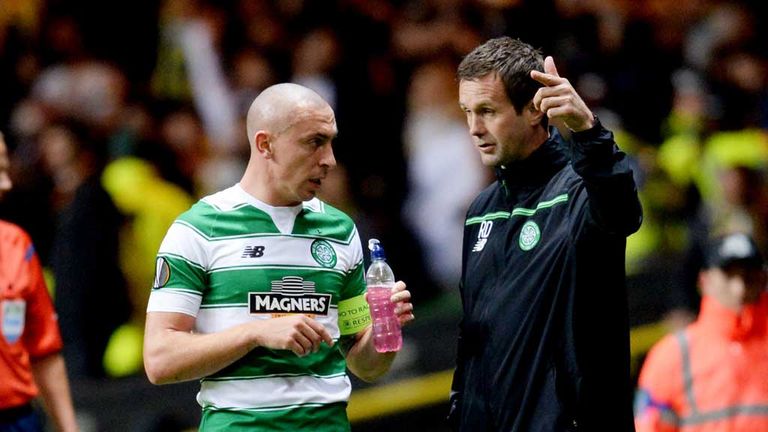 Scott Brown Ronny Deila Celtic