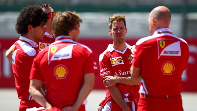 Alla vigilia del GP di Spagna, Sebastian Vettel tiene i piedi per terra (Getty)