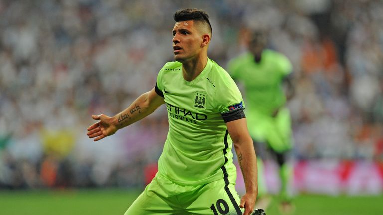 Manchester City and Sergio Aguero struggled to create chances against Real Madrid