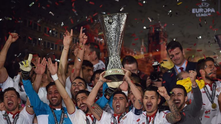 Coke's double handed Sevilla their fifth Europa League crown after a 3-1 win over Liverpool at St Jakob-Park in Basel.