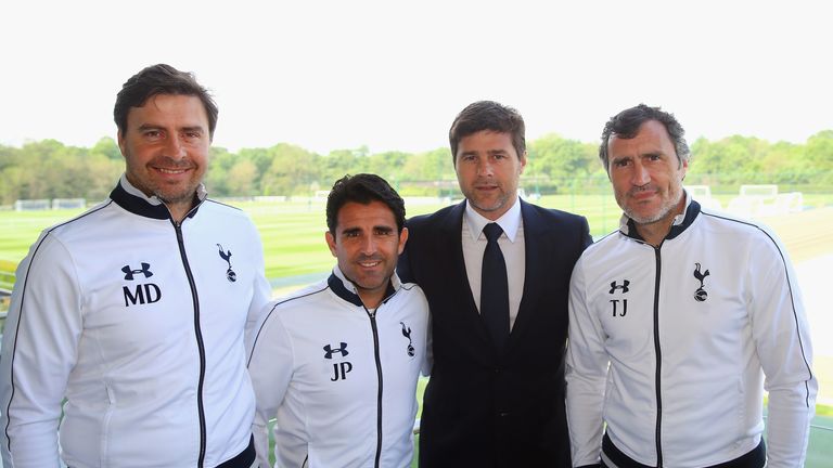 Tottenham coaching staff (GETTY PREMIUM)