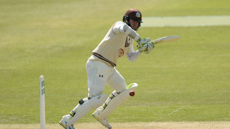 Steven Davies of Surrey bats during day one of the Specsavers County Championship Division One match between Surrey and Durham
