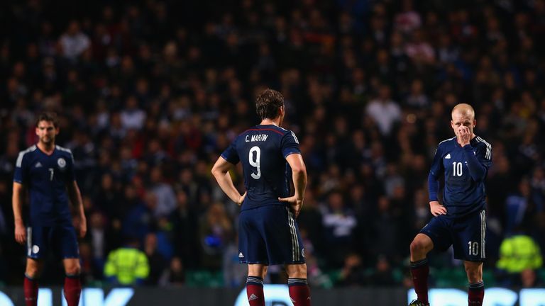 Steven Naismith (right) is still hurt by Scotland's failure to qualify for Euro 2016