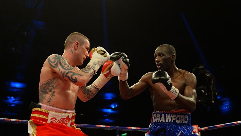 Crawford won a points decision over Burns
