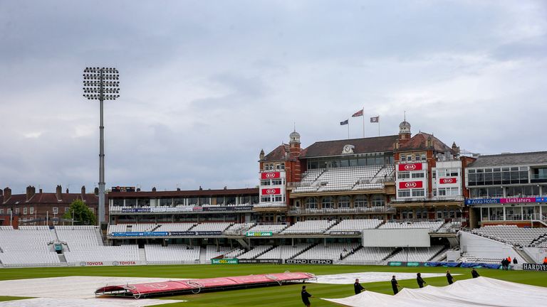 No play was possible on the final day at the Oval
