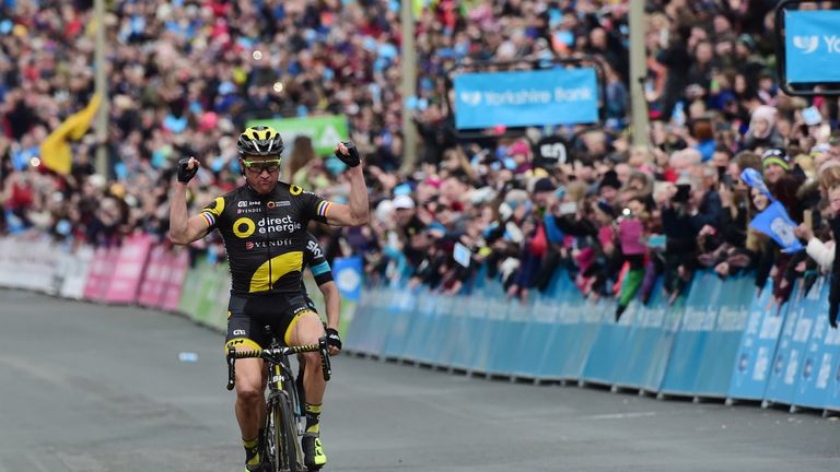 Thomas Voeckler, Nicolas Roche, 2016 Tour de Yorkshire (Picture: SWpix.com)