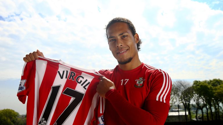 Virgil Van Dijk signs a new six-year contract with Southampton