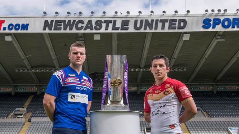 Wakefield's Max Jowitt and Catalans' Morgan Escare are up first on Sunday