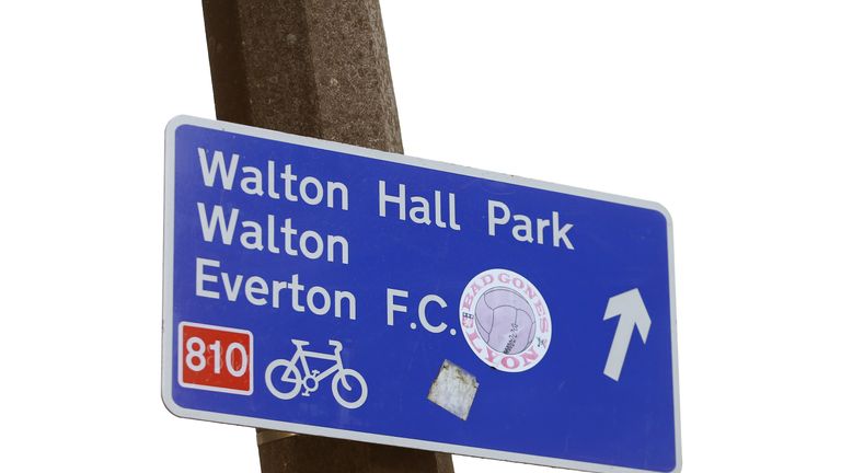 A general view of Walton Hall Park, the proposed (and now abandoned) site for Everton's new stadium