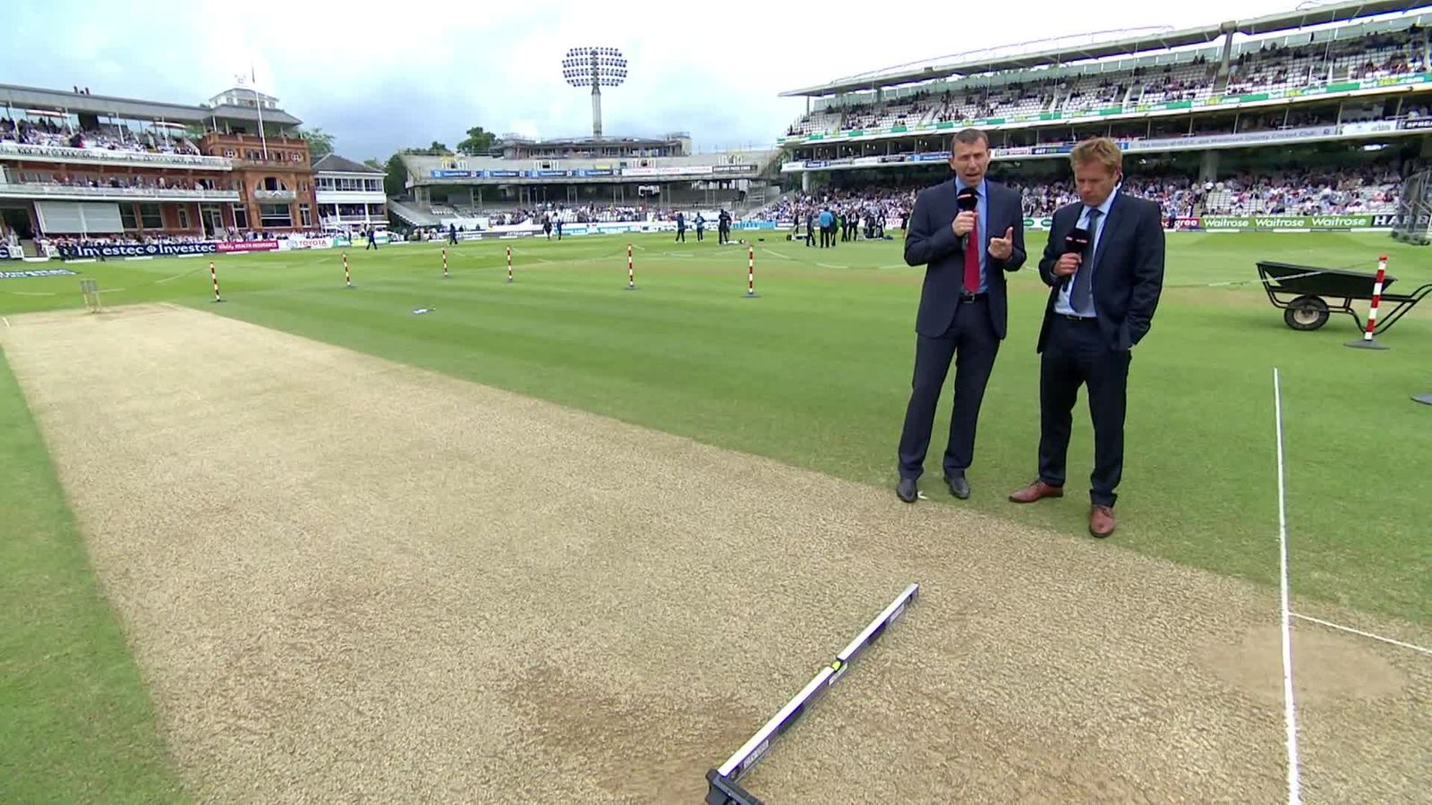 england-v-sri-lanka-michael-atherton-looks-at-lord-s-slope-cricket