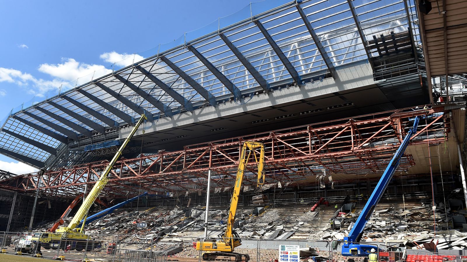 Liverpool's new main stand at Anfield reaches final stages after season ...