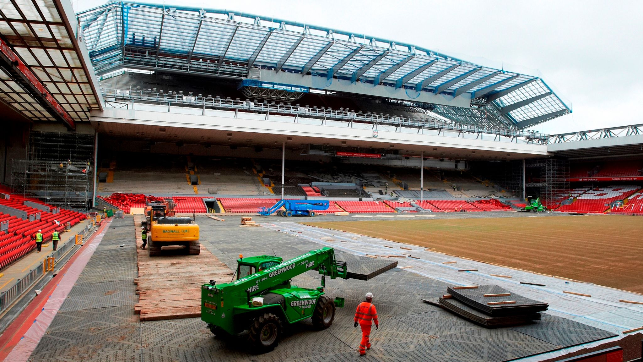 Liverpool's new main stand at Anfield reaches final stages after season ...