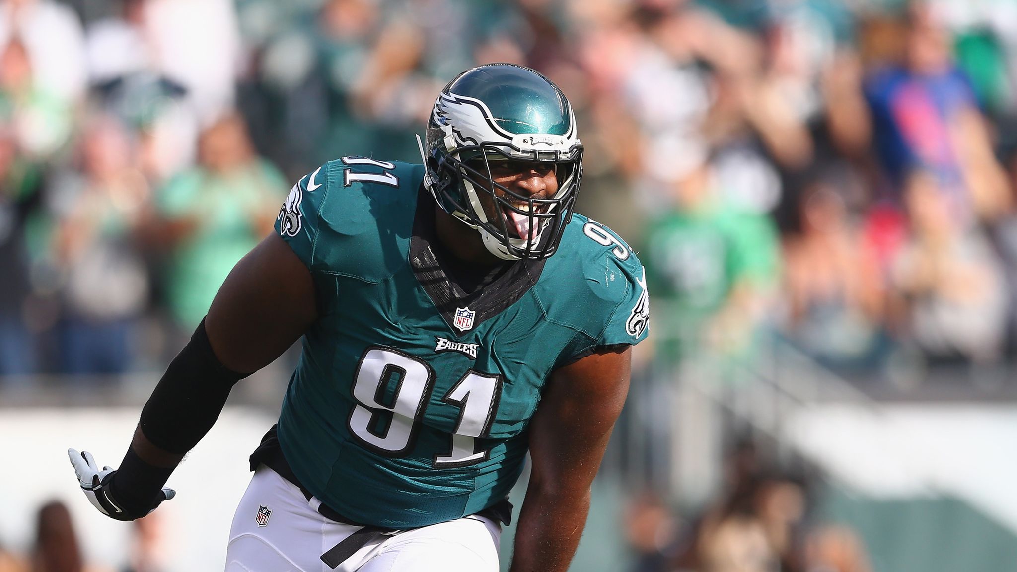 Philadelphia Eagles defensive tackle Fletcher Cox (91) in action against  the New York Giants during an NFL football game, Sunday, Jan. 8, 2023, in  Philadelphia. (AP Photo/Rich Schultz Stock Photo - Alamy