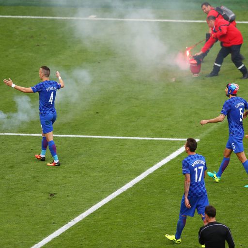 Croatia boss slams fan trouble