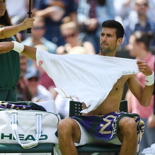 WATCH: Novak the towel thief!