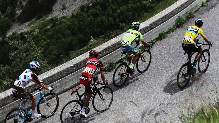 Chris Froome, Alberto Contador, Richie Porte, Romain Bardet, Criterium du Dauphine, stage seven