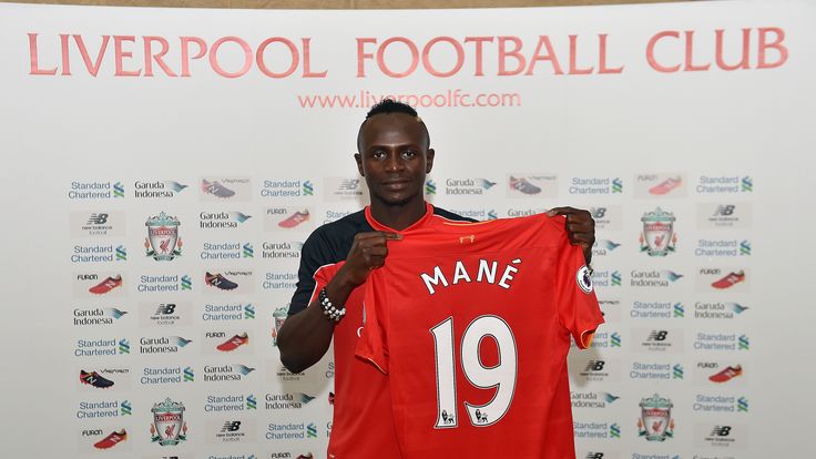 Sadio Mane signs for Liverpool FC