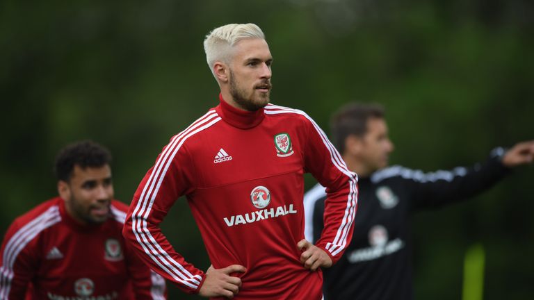 Aaron Ramsey has bleached his hair blonde for Euro 2016