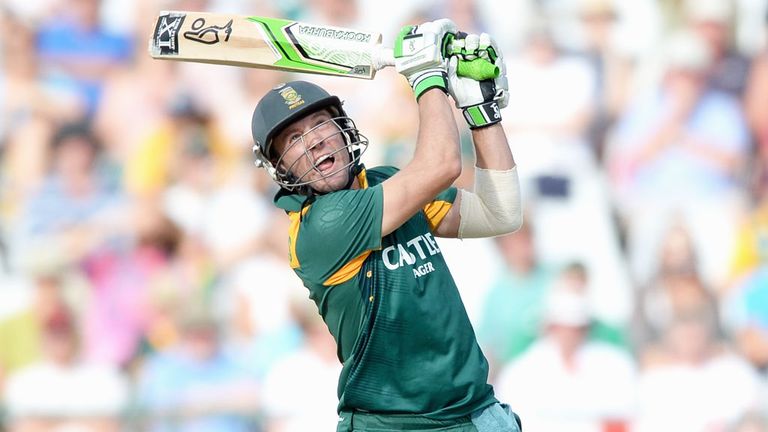 AB de Villiers hit 39 for South Africa in the match with Australia