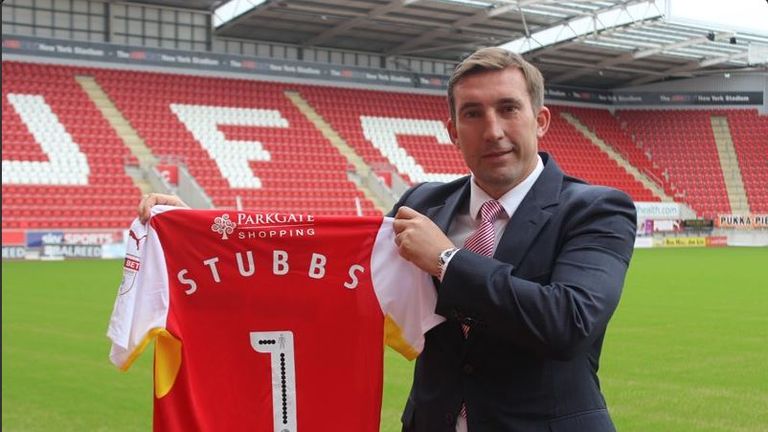 Alan Stubbs will take charge at the New York Stadium (pic from @OfficialRUFC)