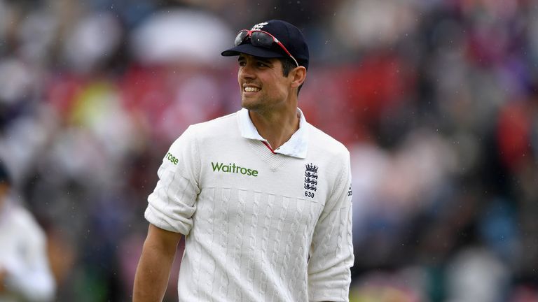 England captain Alastair Cook has been sent for a precautionary x-ray