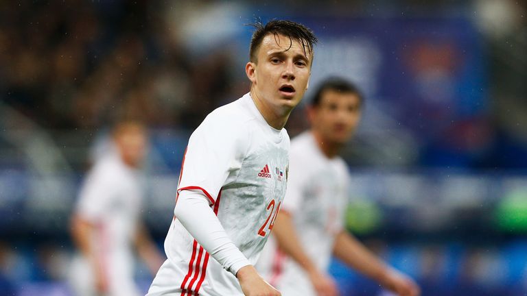 Aleksandr Golovin has only played three times for Russia but don't let his inexperience at international level fool you