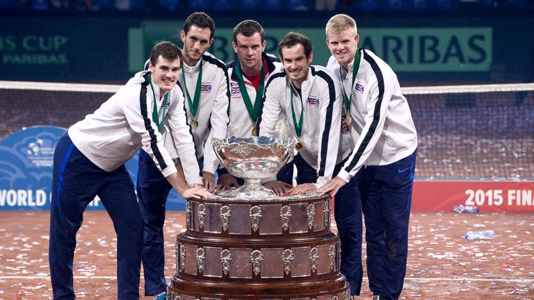 Murray and Edmund were part of GB's victorious Davis Cup team in Belgium last year