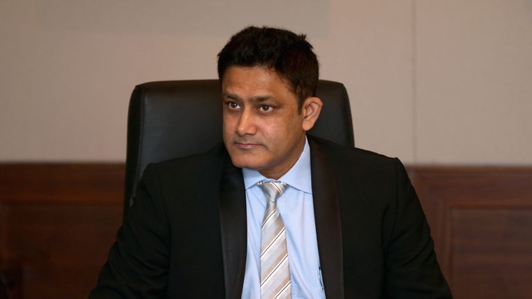 DUBAI, UNITED ARAB EMIRATES - APRIL 22:  DUBAI, UNITED ARAB EMIRATES:  Anil Kumble, ICC Cricket Committee Chairman attends the ICC board meeting at the ICC