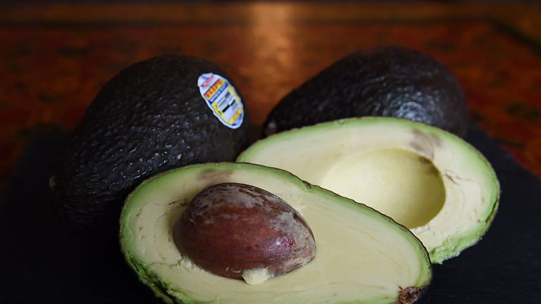 Avocados make it on to Joshua's breakfast menu