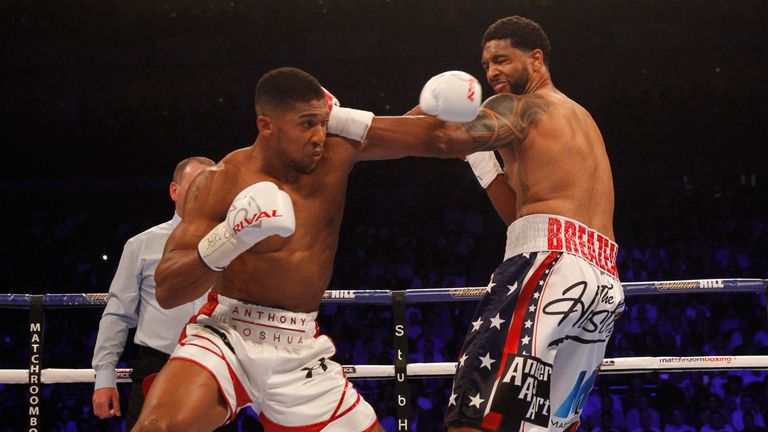Anthony Joshua successfully defended his IBF heavyweight title at The O2.