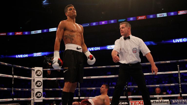 Anthony Ogogo continued his return from injury in style.
