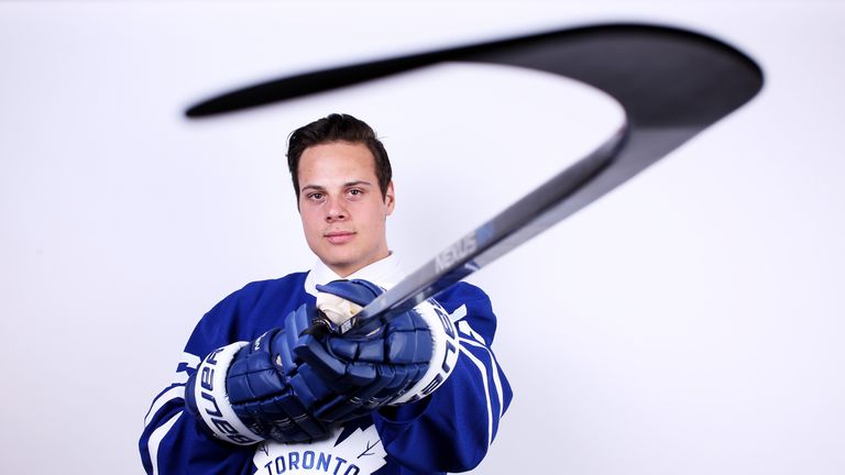 Auston Matthews was selected as the first overall pick by the Toronto Maple Leafs