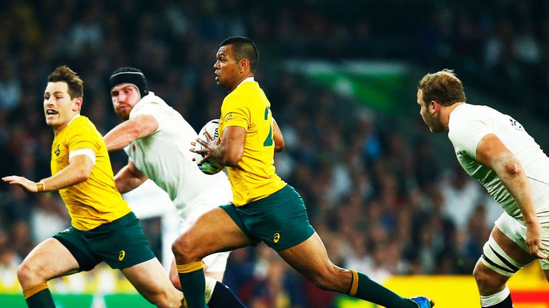 Australia beat England in the last meeting between the teams in the Rugby World Cup