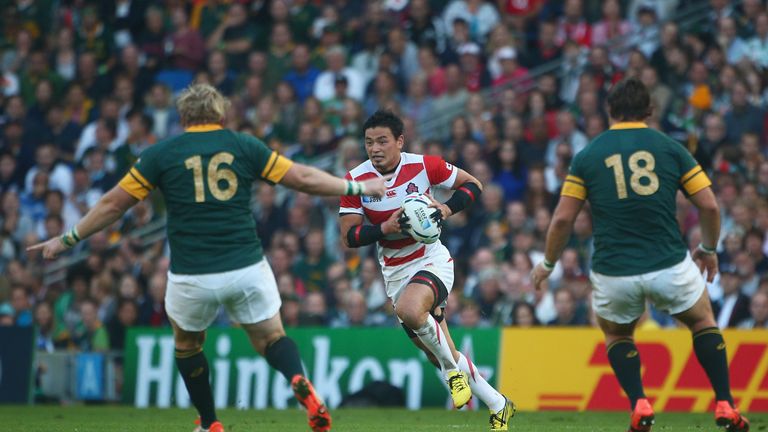 Goromaru was instrumental in Japan's upset win over South Africa in the 2015 World Cup