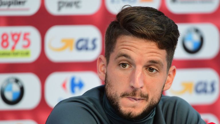Dries Mertens could be in line to start for Belgium against Wales if Eden Hazard is declared unfit