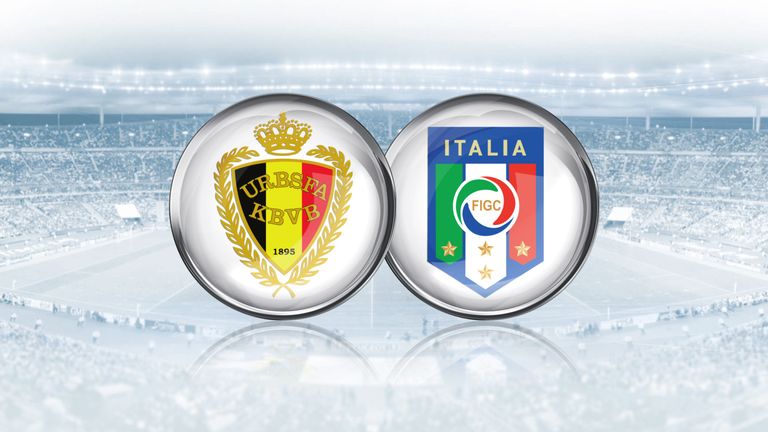 Belgium face Italy in Group E on Monday 