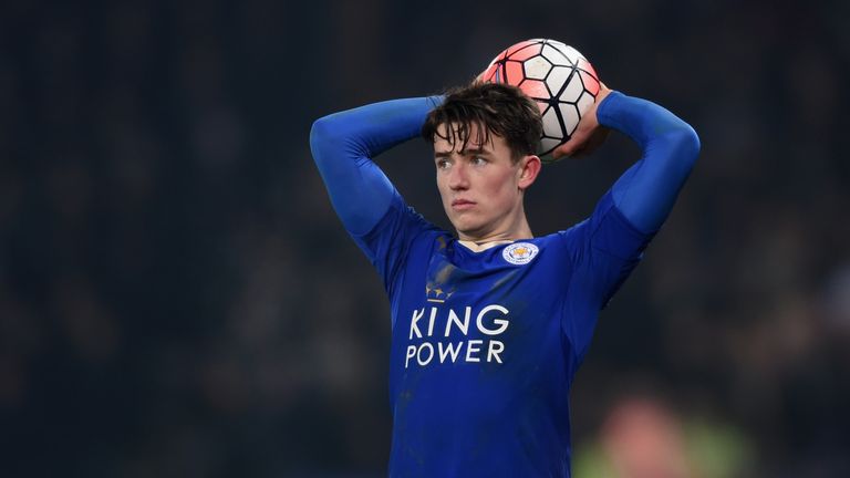 Ben Chilwell of Leicester in action during the Emirates FA Cup Third Round Replay match between Leicester City and Totten
