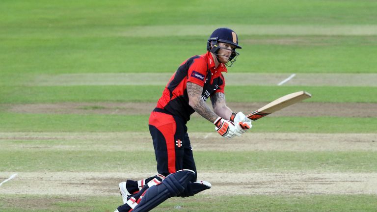Ben Stokes made only four runs for Durham