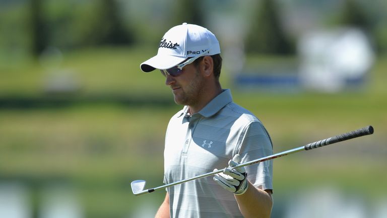 Bernd Wiesberger during a practice round ahead of the Lyoness Open