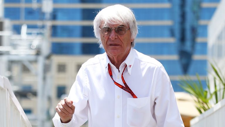BAKU, AZERBAIJAN - JUNE 19:  F1 supremo Bernie Ecclestone in the Paddock before the European Formula One Grand Prix at Baku City Circuit on June 19, 2016 i