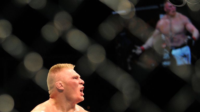 Brock Lesnar has spent a career swapping WWE for UFC