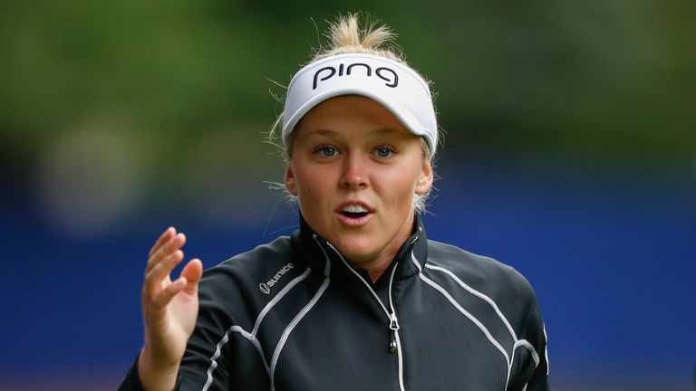 Brooke Henderson holds a two-shot lead after the first round in Washington State